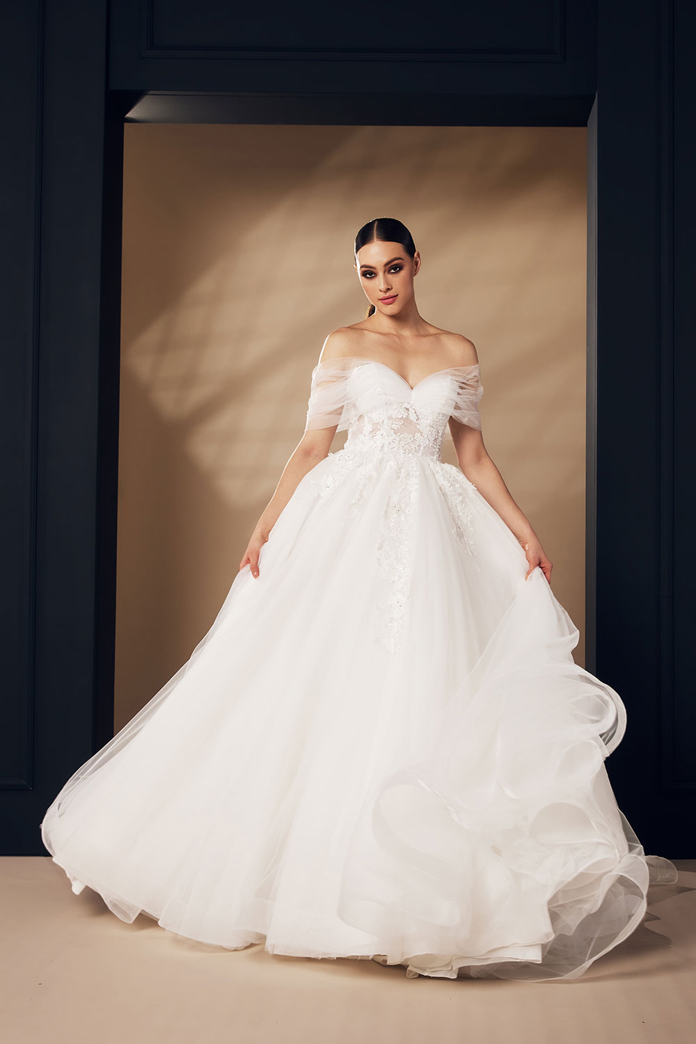 Andree Salon Bridal Wedding Dress Bridal by Tamem Michael Dublin Ireland.