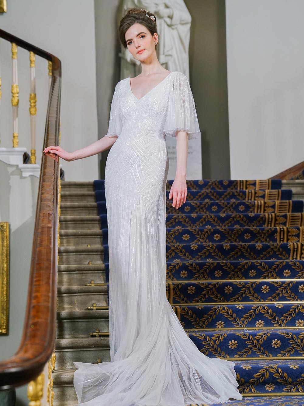 Eliza Jane Howell Bridal Wedding Dress Bridal by Tamem Michael Dublin Ireland.