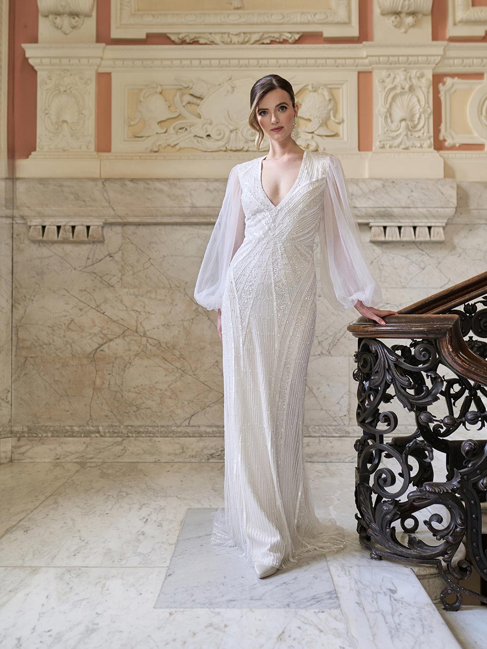 Eliza Jane Howell Bridal Wedding Dress Bridal by Tamem Michael Dublin Ireland.