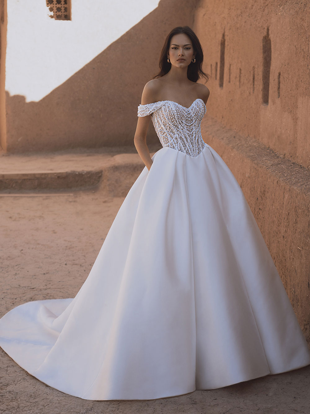 Enzoani Blue London Bridal Wedding Dress Bridal by Tamem Michael Dublin Ireland.