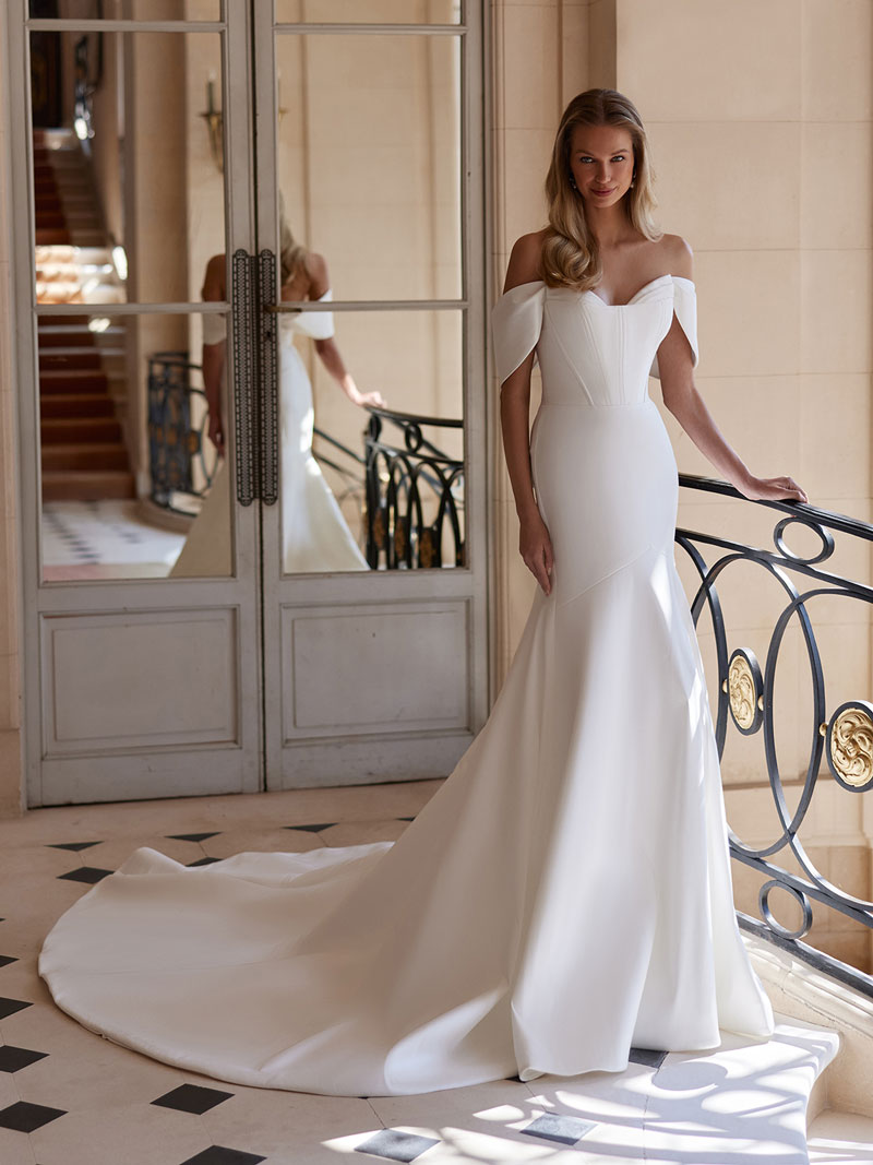 Moonlight Bridal Wedding Dress Bridal by Tamem Michael Dublin Ireland.
