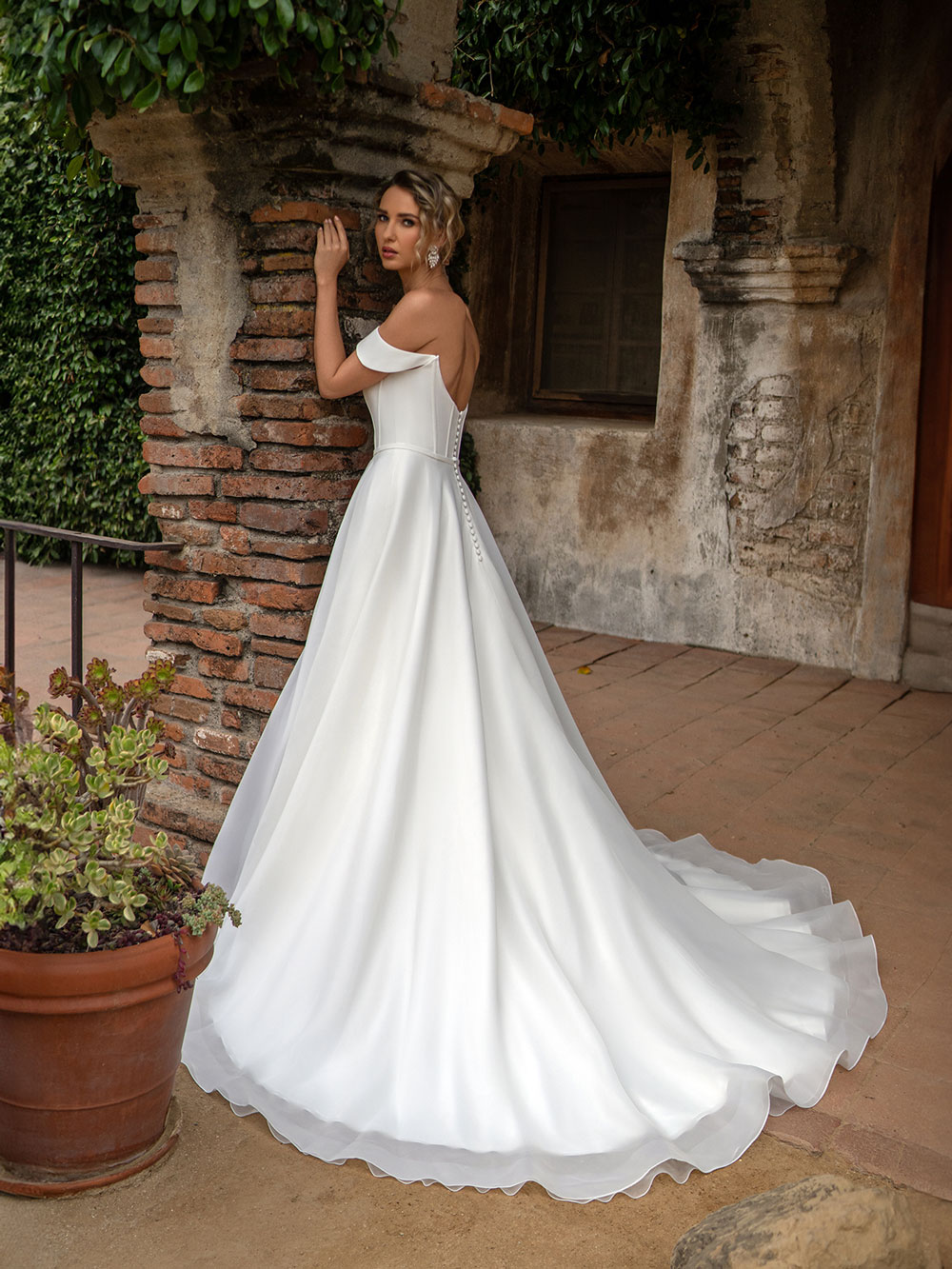 Moonlight Bridal Wedding Dress Bridal by Tamem Michael Dublin Ireland.