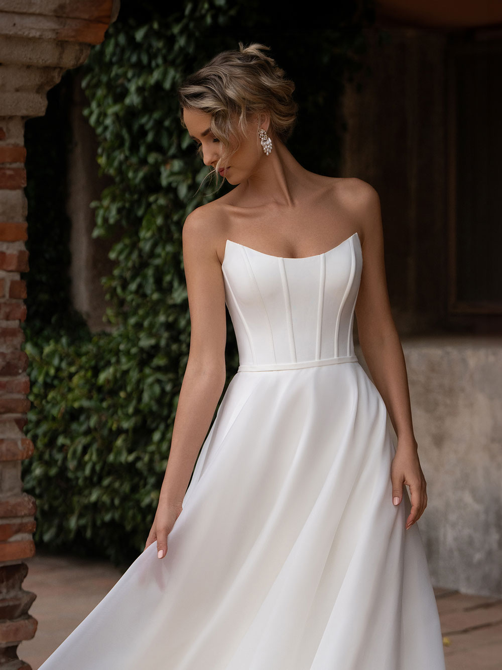 Moonlight Bridal Wedding Dress Bridal by Tamem Michael Dublin Ireland.