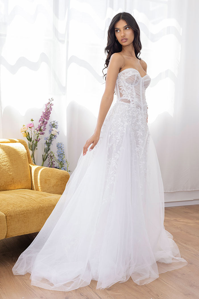 Noya by Riki Dalal Bridal Wedding Dress Bridal by Tamem Michael Dublin Ireland.