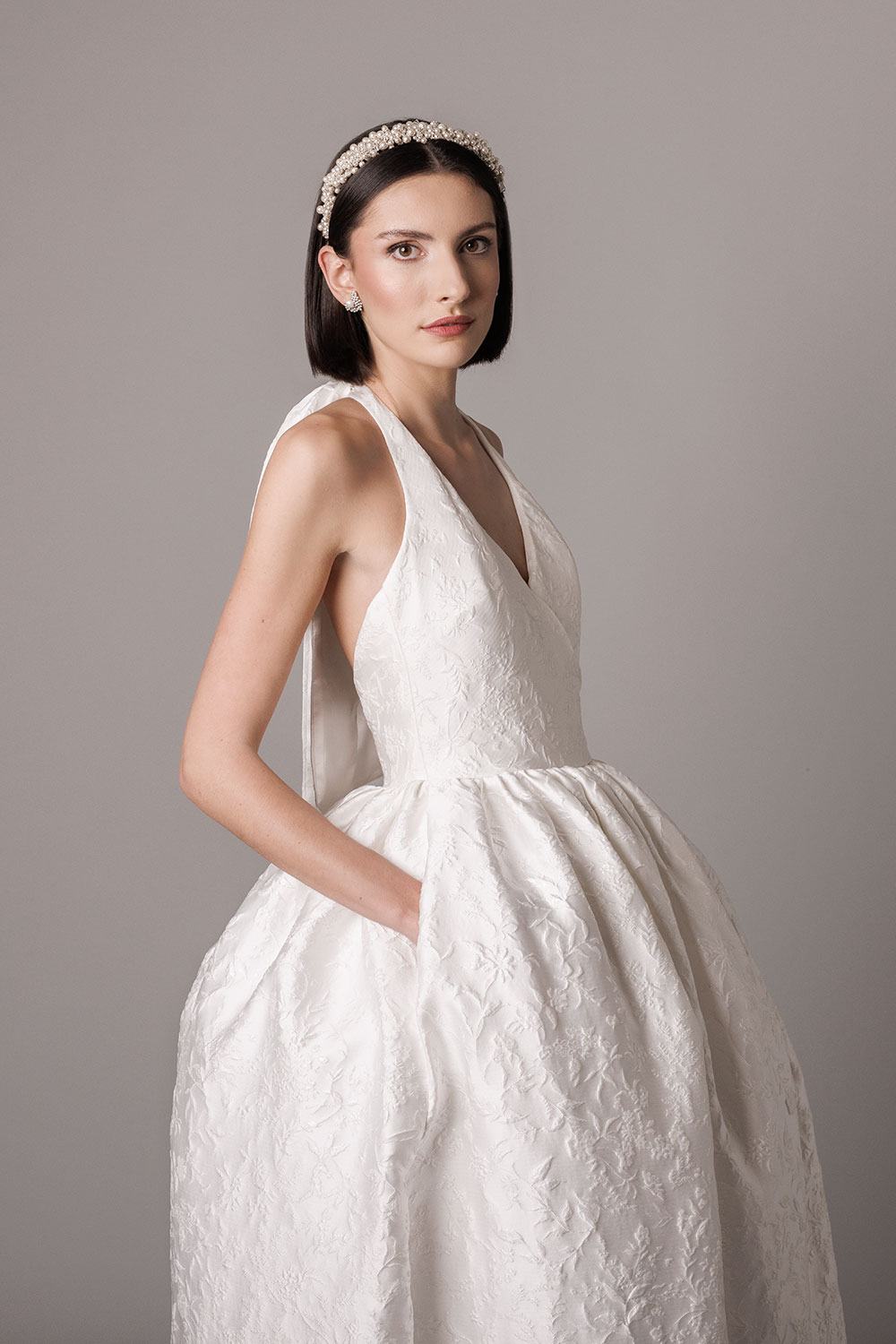 Paul Costelloe Bridal Wedding Dress Bridal by Tamem Michael Dublin Ireland.