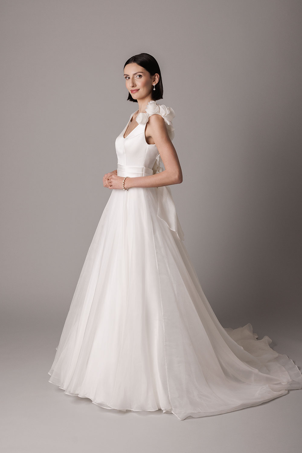 Paul Costelloe Bridal Wedding Dress Bridal by Tamem Michael Dublin Ireland.