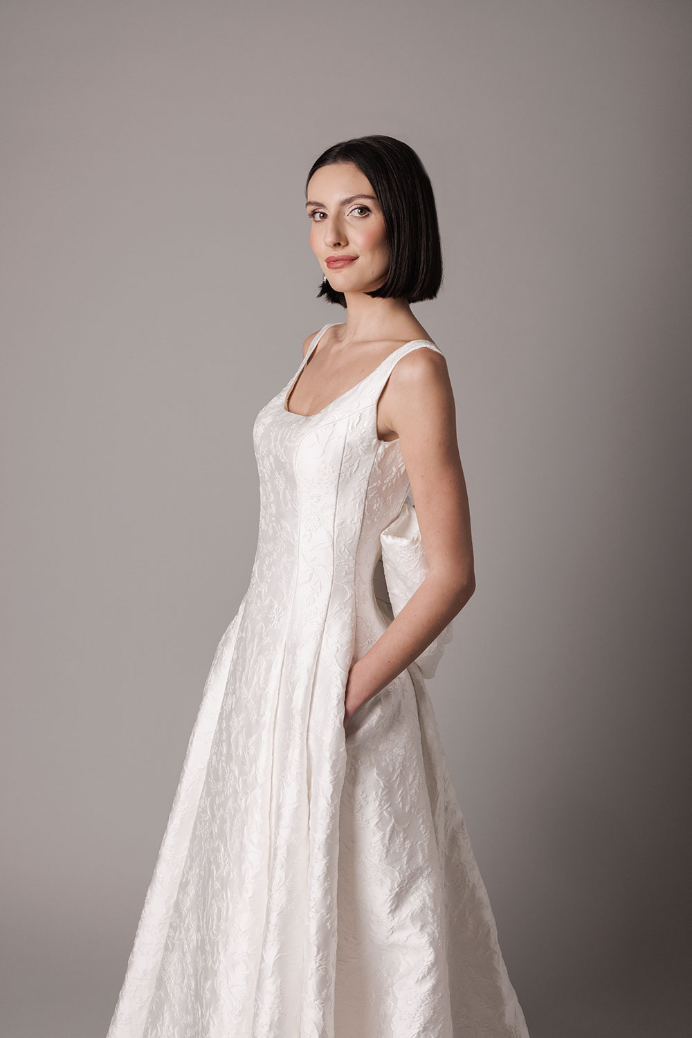 Paul Costelloe Bridal Wedding Dress Bridal by Tamem Michael Dublin Ireland.