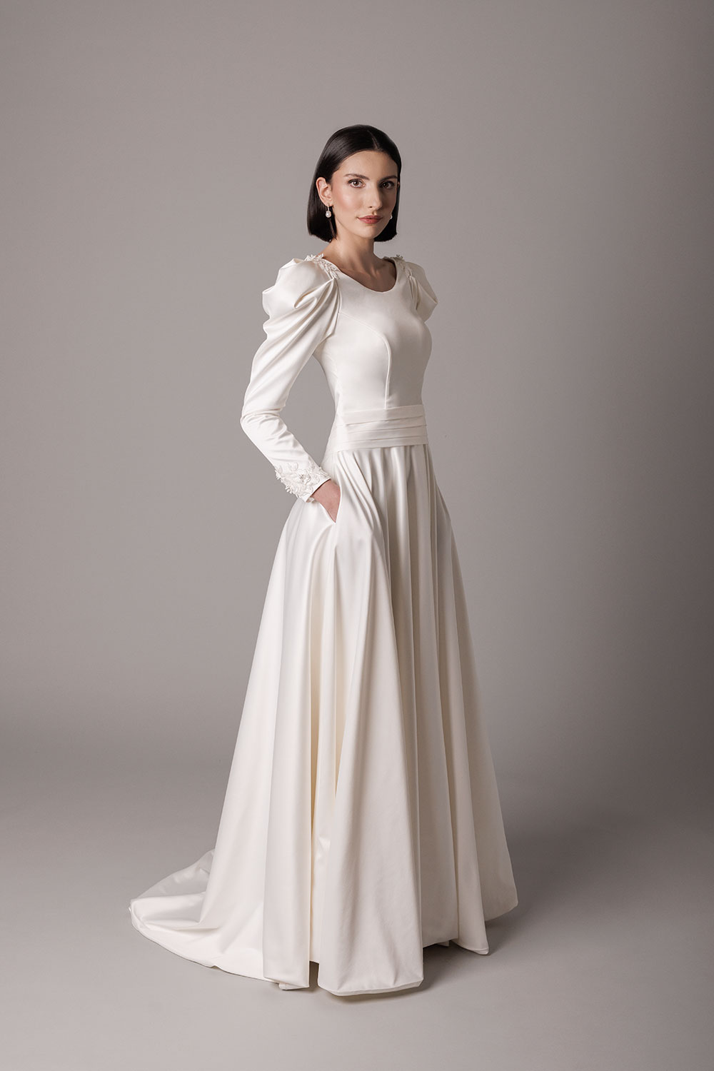 Paul Costelloe Bridal Wedding Dress Bridal by Tamem Michael Dublin Ireland.