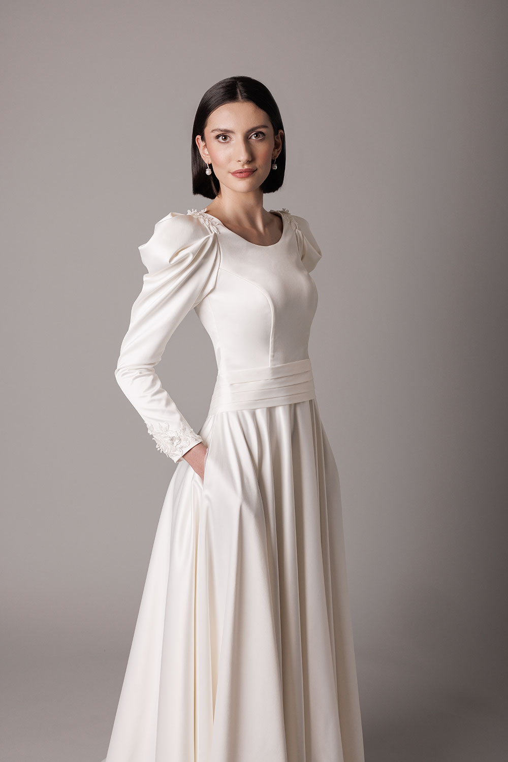 Paul Costelloe Bridal Wedding Dress Bridal by Tamem Michael Dublin Ireland.