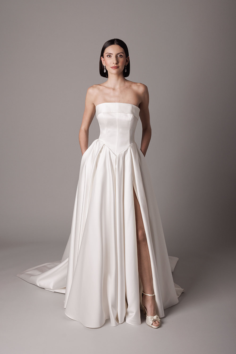 Paul Costelloe Bridal Wedding Dress Bridal by Tamem Michael Dublin Ireland.