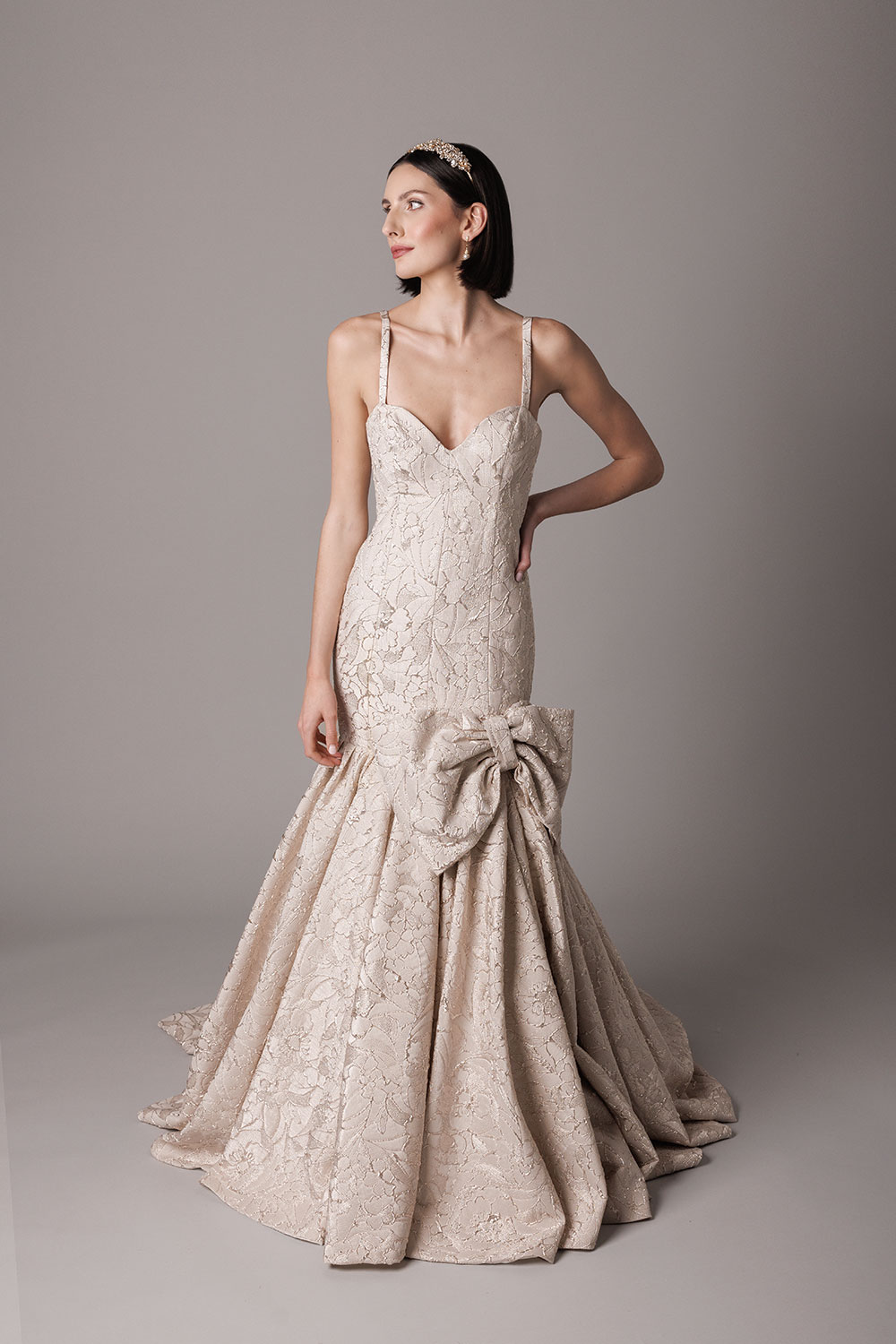 Paul Costelloe Bridal Wedding Dress Bridal by Tamem Michael Dublin Ireland.