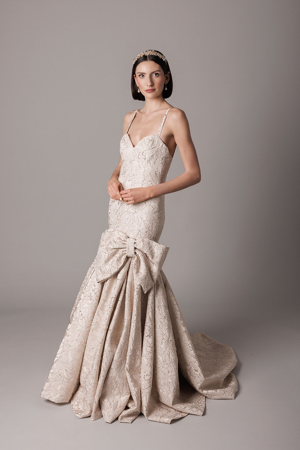 Paul Costelloe Bridal Wedding Dress Bridal by Tamem Michael Dublin Ireland.