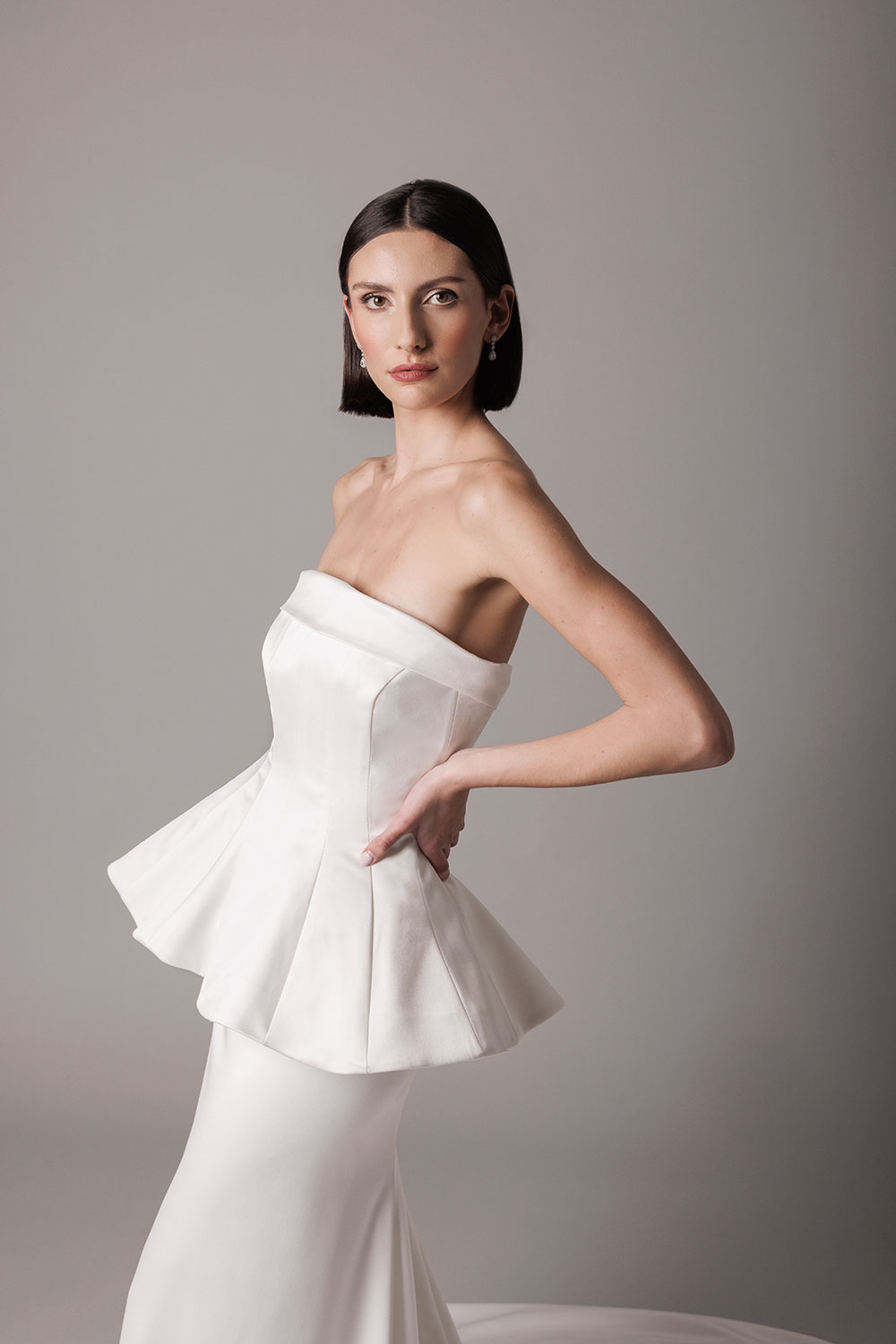 Paul Costelloe Bridal Wedding Dress Bridal by Tamem Michael Dublin Ireland.