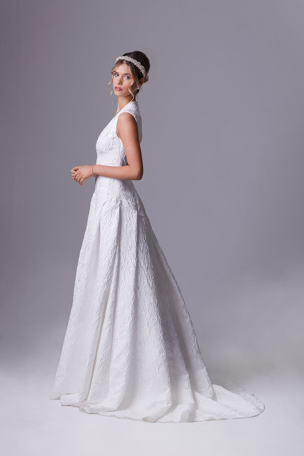 Paula King Bridal Wedding Dress Bridal by Tamem Michael Dublin Ireland.