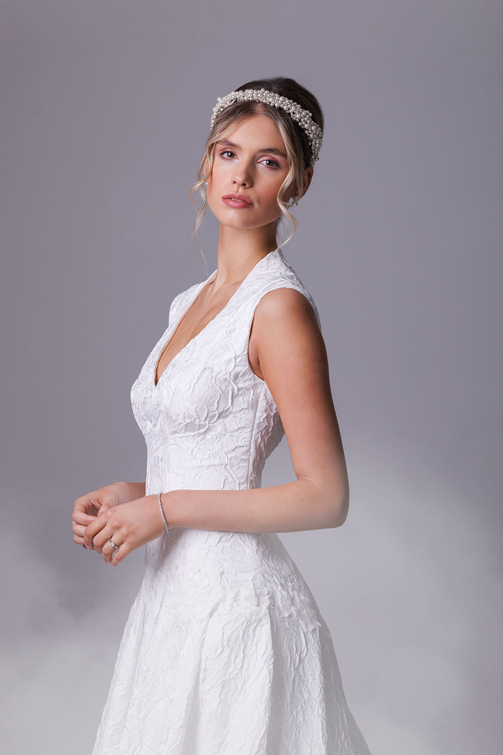 Paula King Bridal Wedding Dress Bridal by Tamem Michael Dublin Ireland.