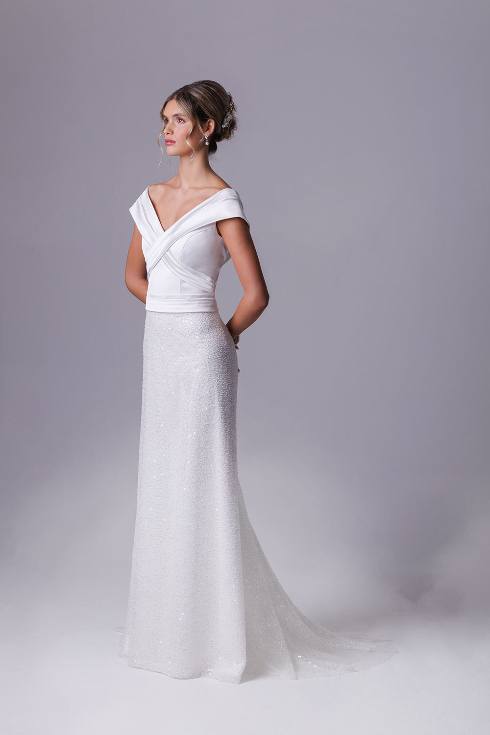 Paula King Bridal Wedding Dress Bridal by Tamem Michael Dublin Ireland.
