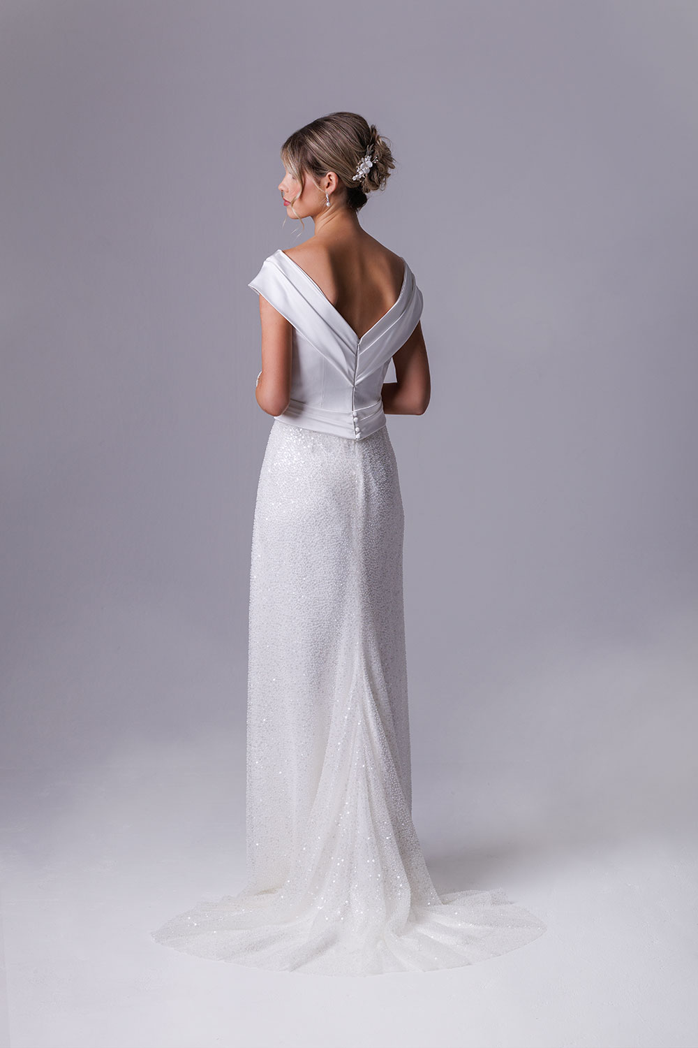 Paula King Bridal Wedding Dress Bridal by Tamem Michael Dublin Ireland.