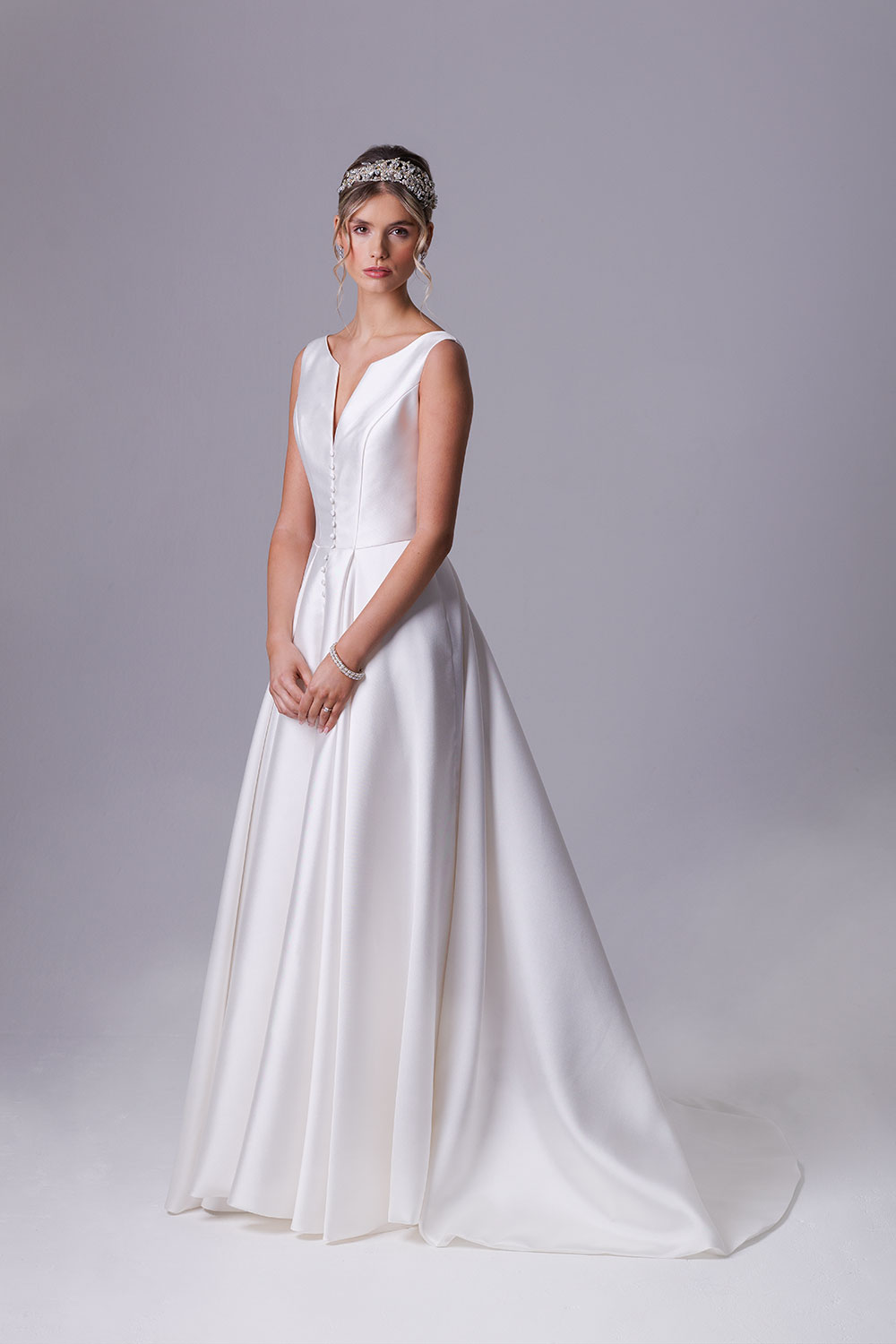 Paula King Bridal Wedding Dress Bridal by Tamem Michael Dublin Ireland.