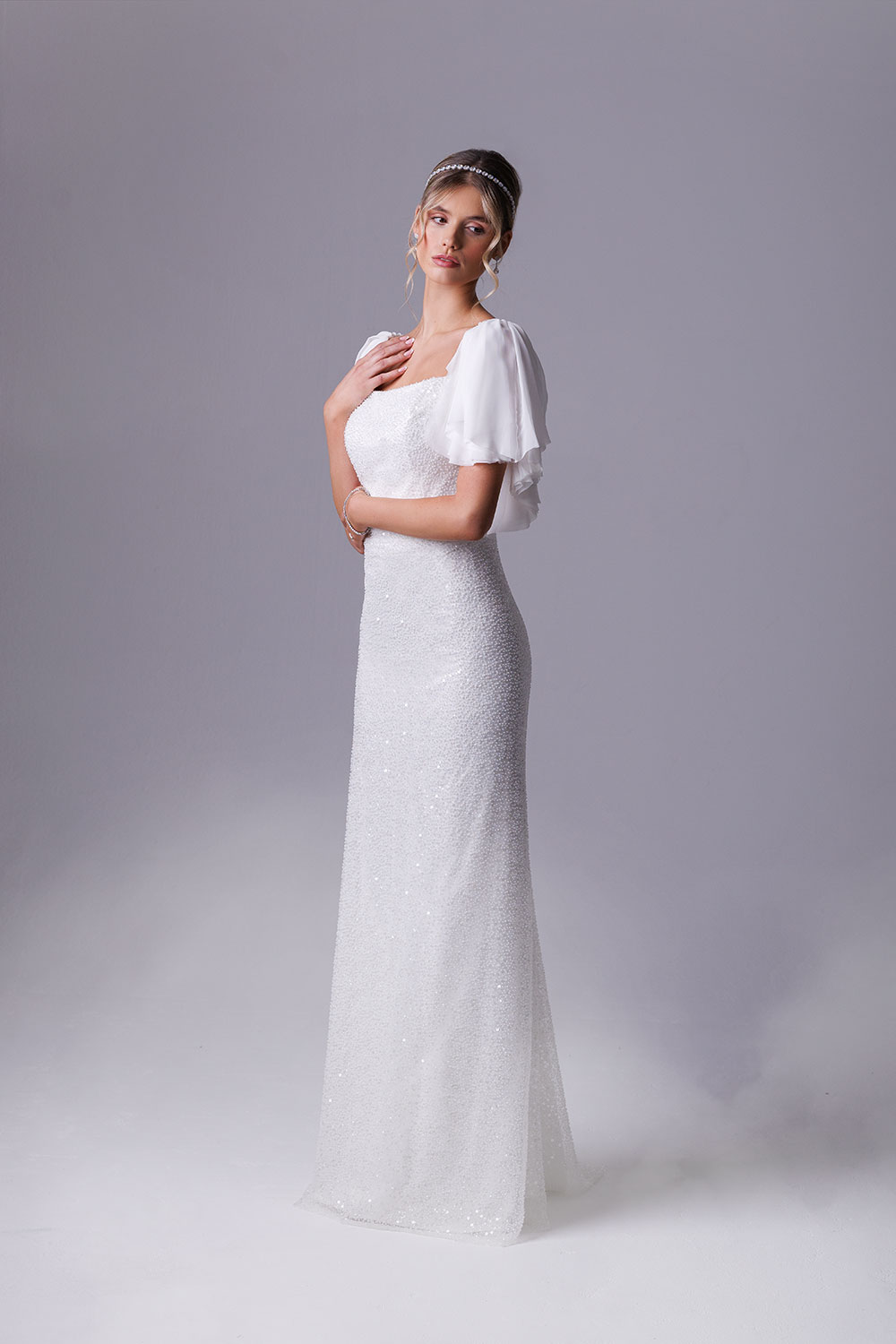 Paula King Bridal Wedding Dress Bridal by Tamem Michael Dublin Ireland.
