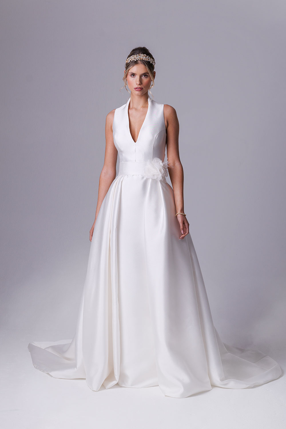 Paula King Bridal Wedding Dress Bridal by Tamem Michael Dublin Ireland.