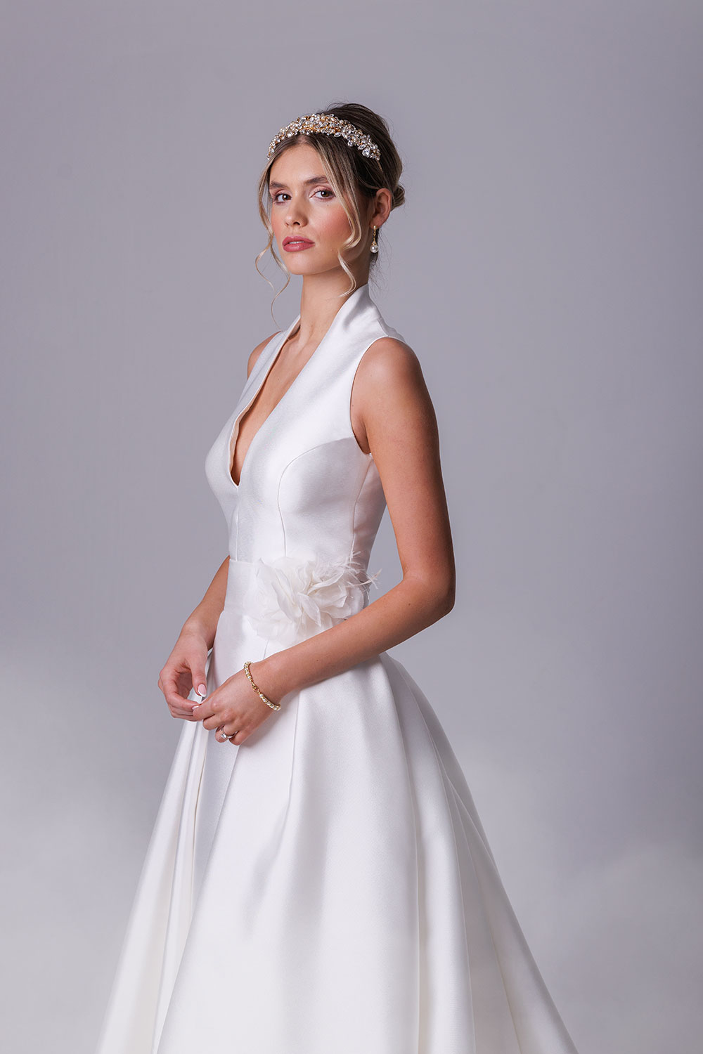 Paula King Bridal Wedding Dress Bridal by Tamem Michael Dublin Ireland.