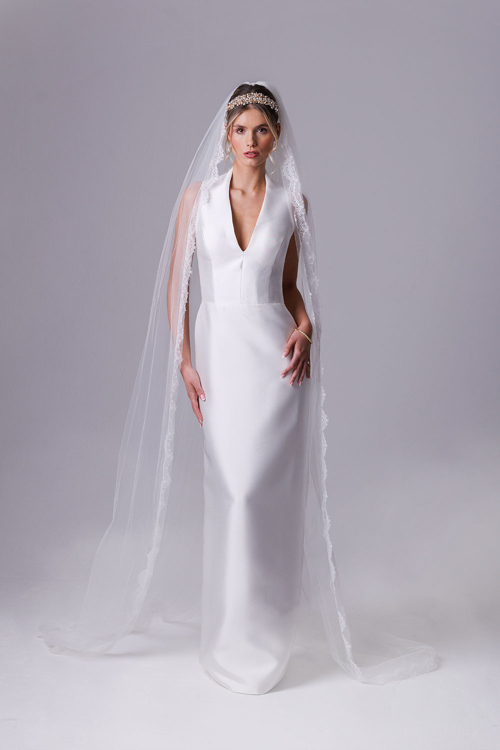 Paula King Bridal Wedding Dress Bridal by Tamem Michael Dublin Ireland.