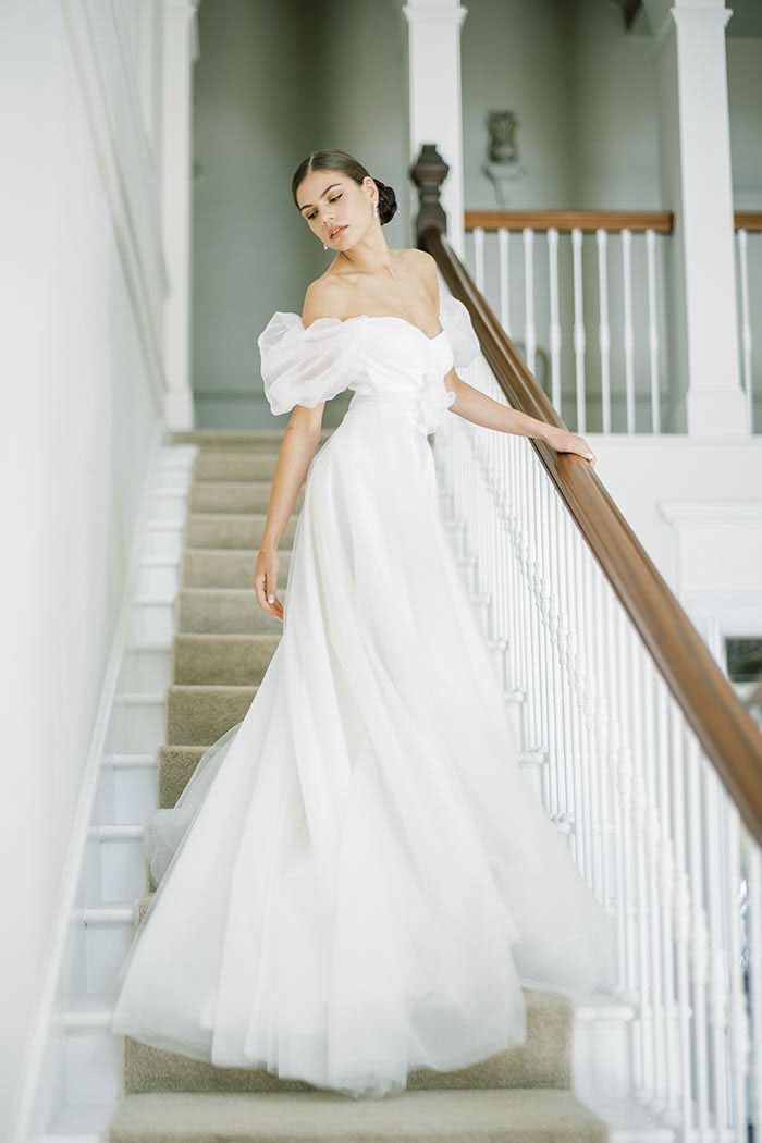 TM Couture Bridal Wedding Dress Bridal by Tamem Michael Dublin Ireland.